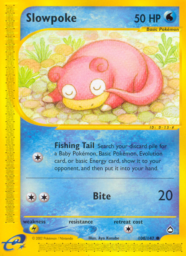 Slowpoke (108/147) [Aquapolis] | Odin's Place