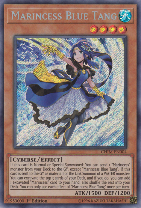 Marincess Blue Tang [CHIM-EN004] Secret Rare | Odin's Place
