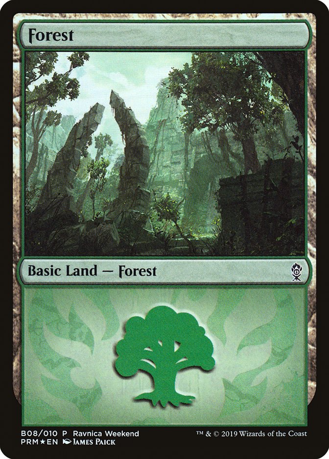 Forest (B08) [Ravnica Allegiance Guild Kit] | Odin's Place