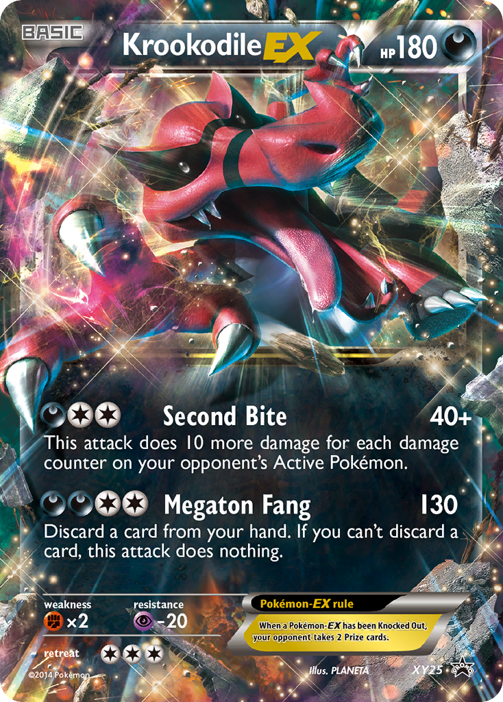 Krookodile EX (XY25) [XY: Black Star Promos] | Odin's Place
