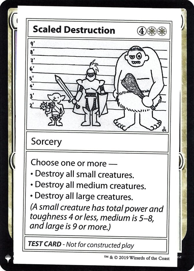 Scaled Destruction [Mystery Booster Playtest Cards] | Odin's Place