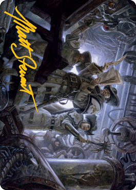 Search the Premises Art Card (Gold-Stamped Signature) [Modern Horizons 2 Art Series] | Odin's Place