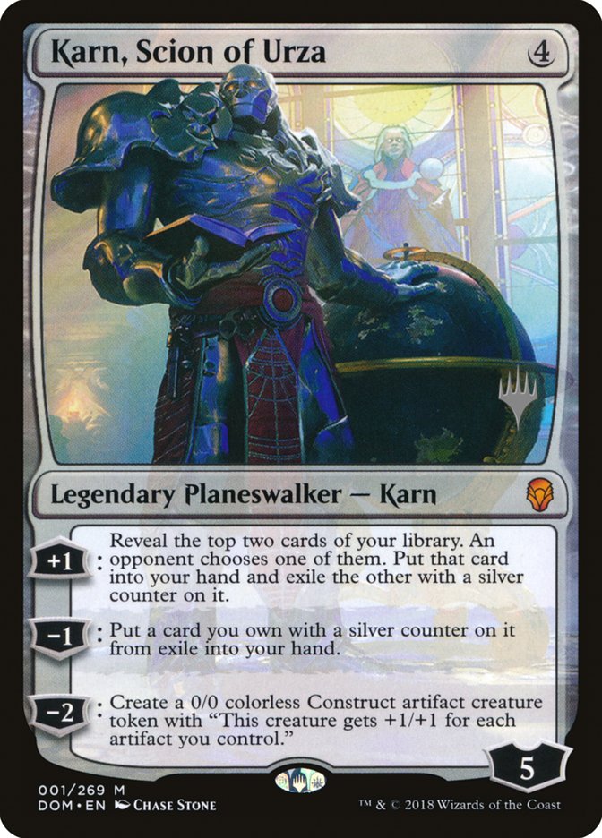 Karn, Scion of Urza (Promo Pack) [Dominaria Promos] | Odin's Place