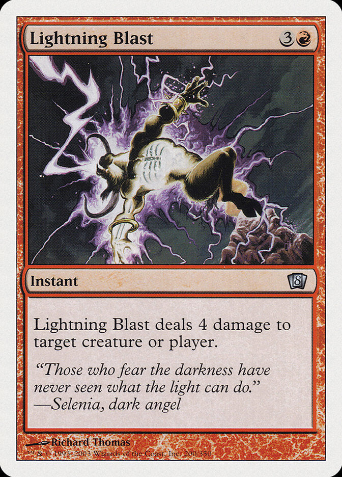Lightning Blast (200) [Eighth Edition] | Odin's Place
