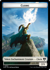 Cleric // Cat Beast Double-Sided Token [Commander Masters Tokens] | Odin's Place