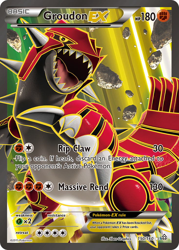 Groudon EX (150/160) [XY: Primal Clash] | Odin's Place
