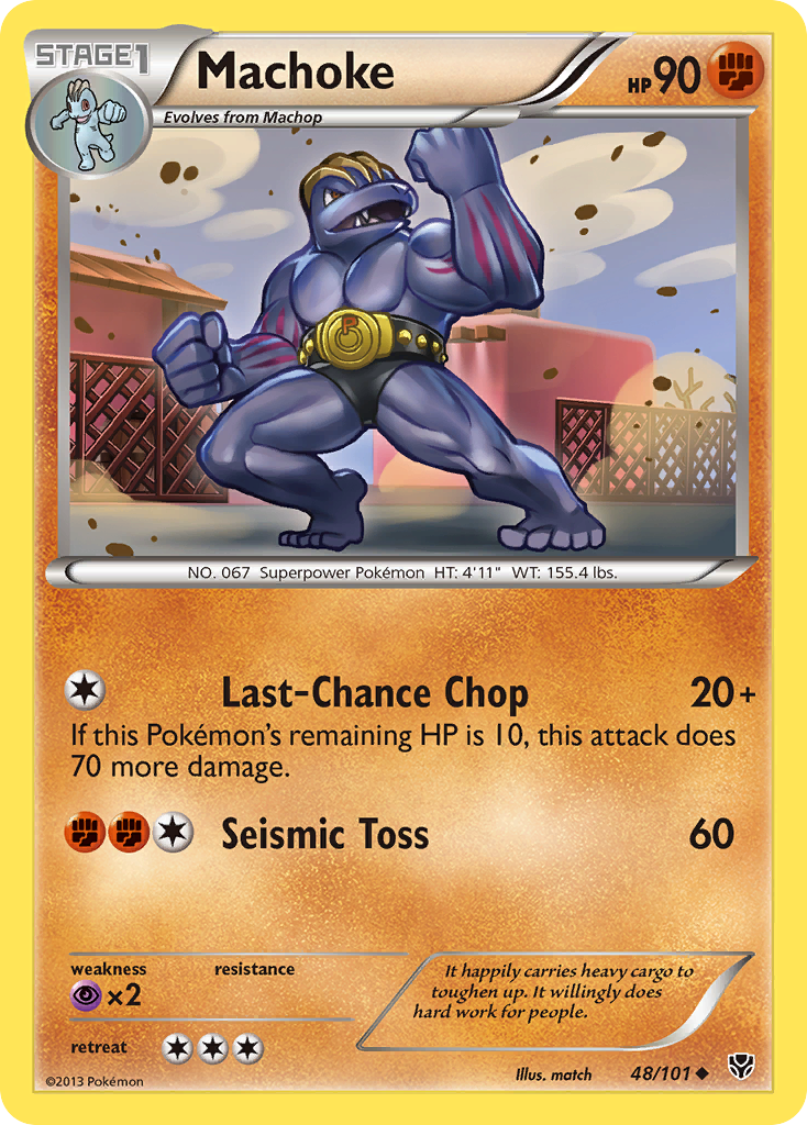 Machoke (48/101) [Black & White: Plasma Blast] | Odin's Place