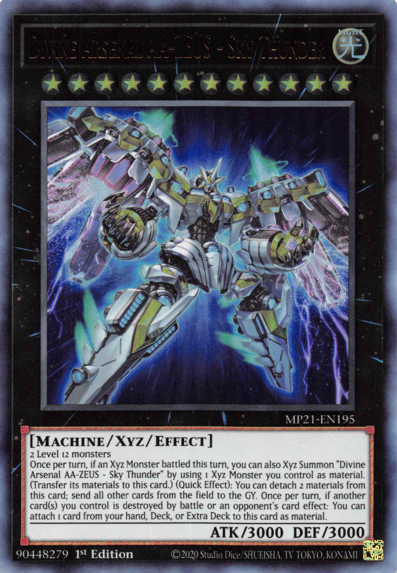 Divine Arsenal AA-ZEUS - Sky Thunder [MP21-EN195] Ultra Rare | Odin's Place