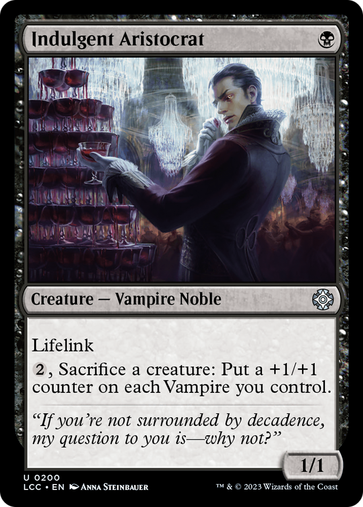 Indulgent Aristocrat [The Lost Caverns of Ixalan Commander] | Odin's Place