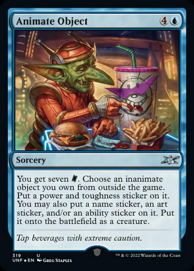 Animate Object (Galaxy Foil) [Unfinity] | Odin's Place