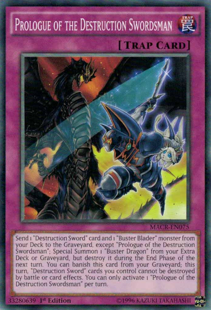Prologue of the Destruction Swordsman [MACR-EN075] Common | Odin's Place