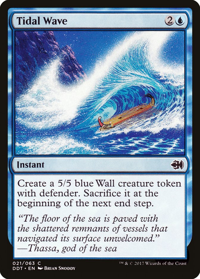 Tidal Wave (21) [Duel Decks: Merfolk vs. Goblins] | Odin's Place
