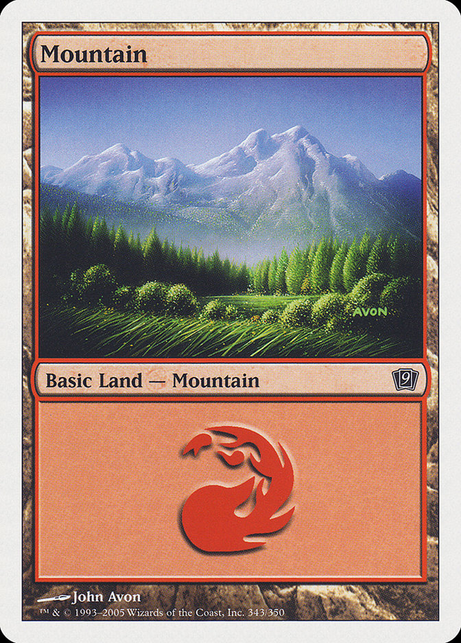 Mountain (343) [Ninth Edition] | Odin's Place