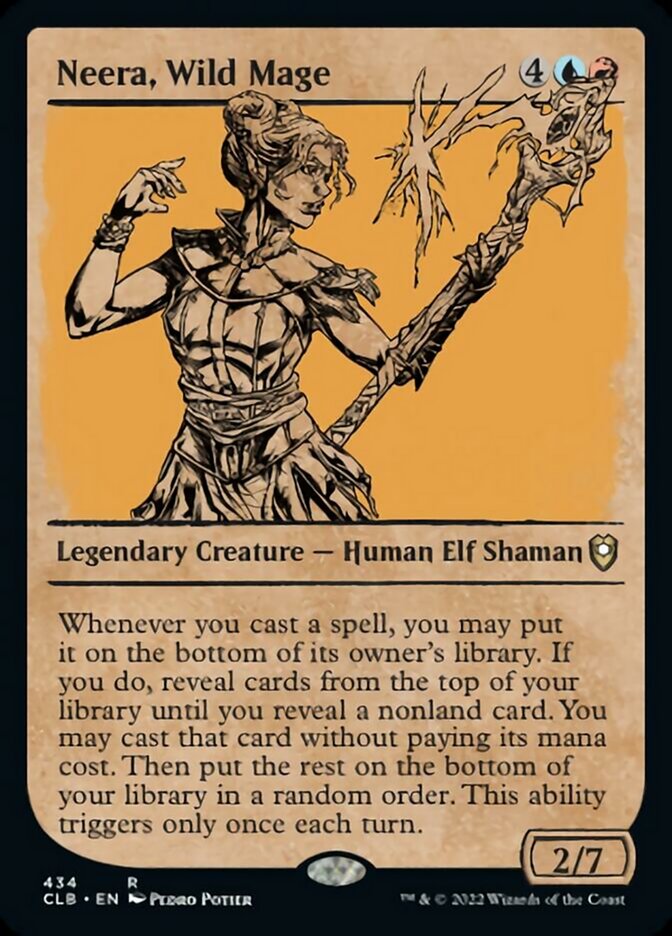 Neera, Wild Mage (Showcase) [Commander Legends: Battle for Baldur's Gate] | Odin's Place