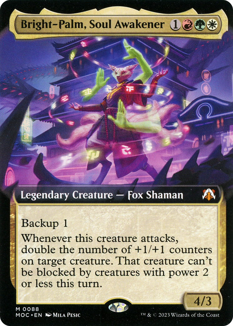Bright-Palm, Soul Awakener (Extended Art) [March of the Machine Commander] | Odin's Place