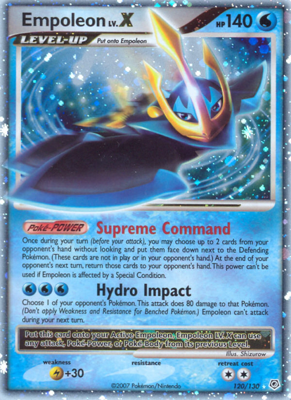 Empoleon LV.X (120/130) [Diamond & Pearl: Base Set] | Odin's Place