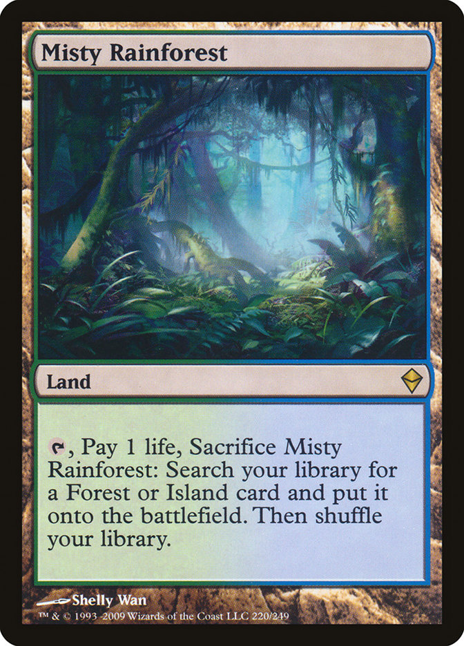 Misty Rainforest (220) [Zendikar] | Odin's Place