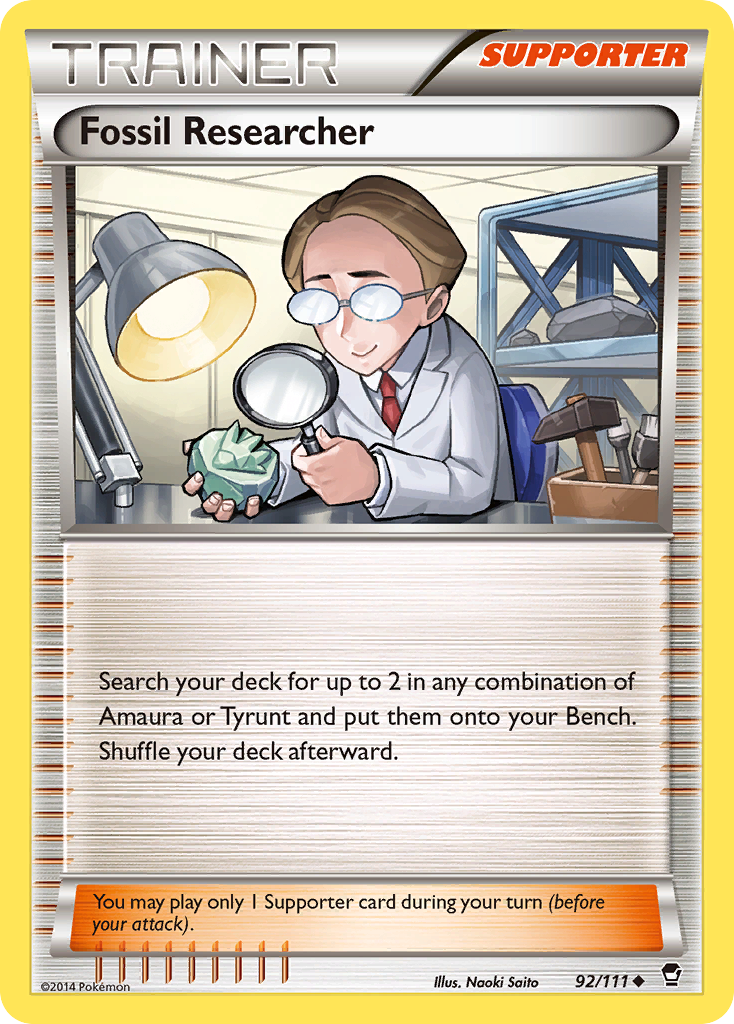 Fossil Researcher (92/111) [XY: Furious Fists] | Odin's Place