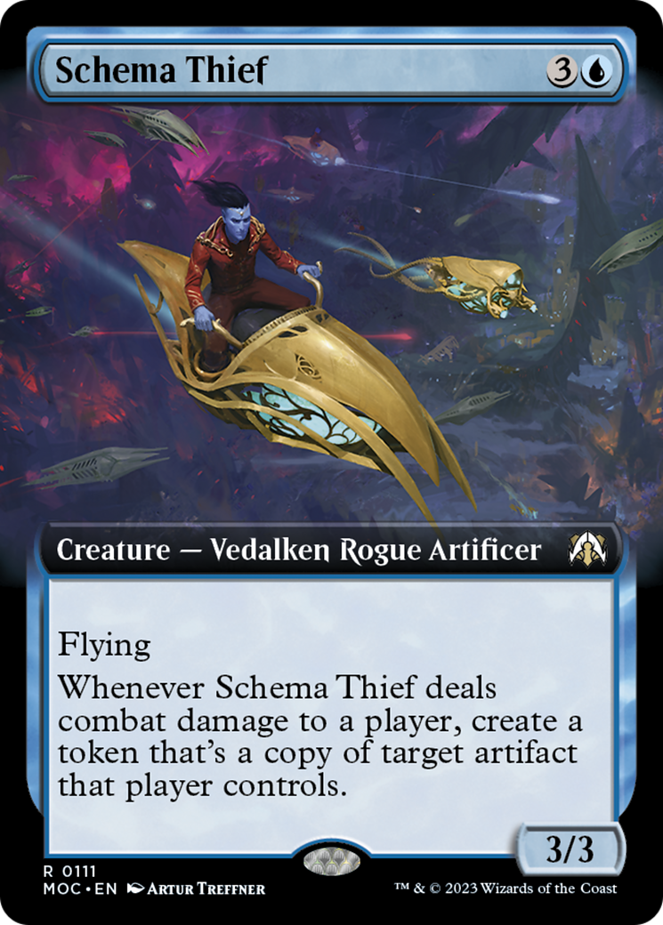 Schema Thief (Extended Art) [March of the Machine Commander] | Odin's Place