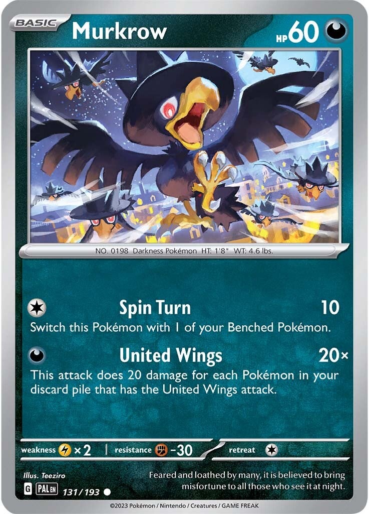 Murkrow (131/193) [Scarlet & Violet: Paldea Evolved] | Odin's Place