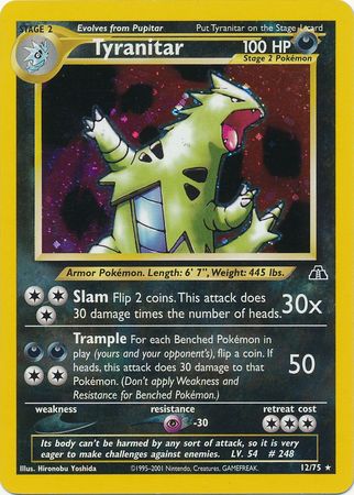 Tyranitar (12/75) [Neo Discovery Unlimited] | Odin's Place