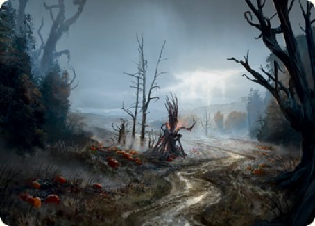 Overgrown Farmland Art Card [Innistrad: Midnight Hunt Art Series] | Odin's Place