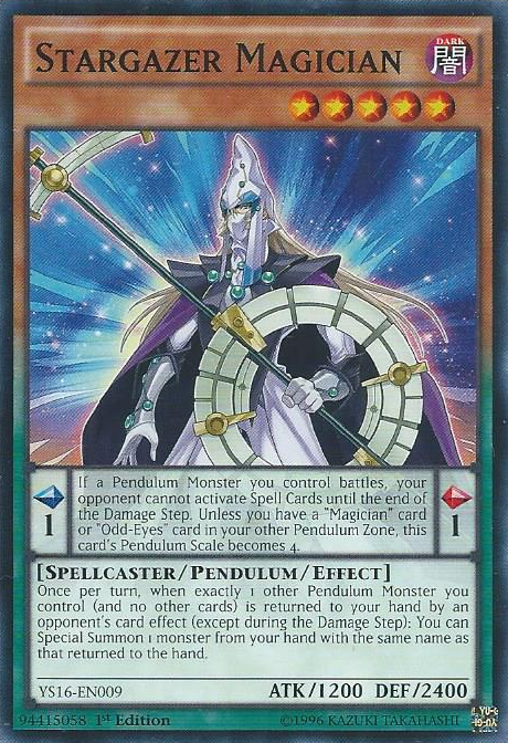 Stargazer Magician [YS16-EN009] Common | Odin's Place