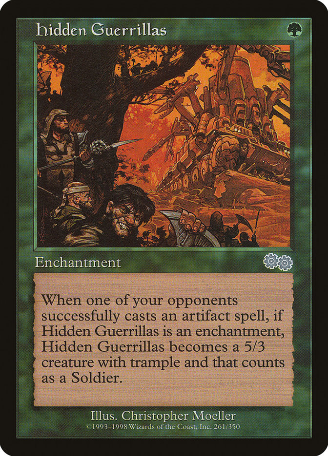 Hidden Guerrillas (261) [Urza's Saga] | Odin's Place
