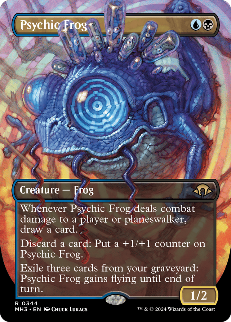 Psychic Frog (Borderless) [Modern Horizons 3] | Odin's Place