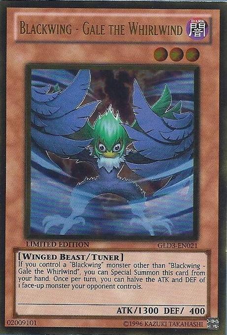 Blackwing - Gale the Whirlwind [GLD3-EN021] Gold Rare | Odin's Place