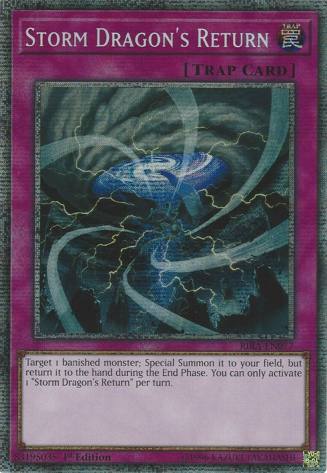 Storm Dragon's Return [RIRA-EN077] Starlight Rare | Odin's Place