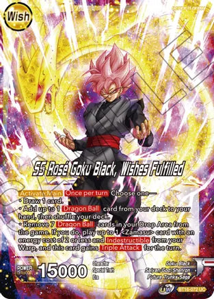 Zamasu // SS Rose Goku Black, Wishes Fulfilled (BT16-072) [Realm of the Gods] | Odin's Place