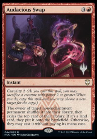 Audacious Swap (Promo Pack) [Streets of New Capenna Commander Promos] | Odin's Place