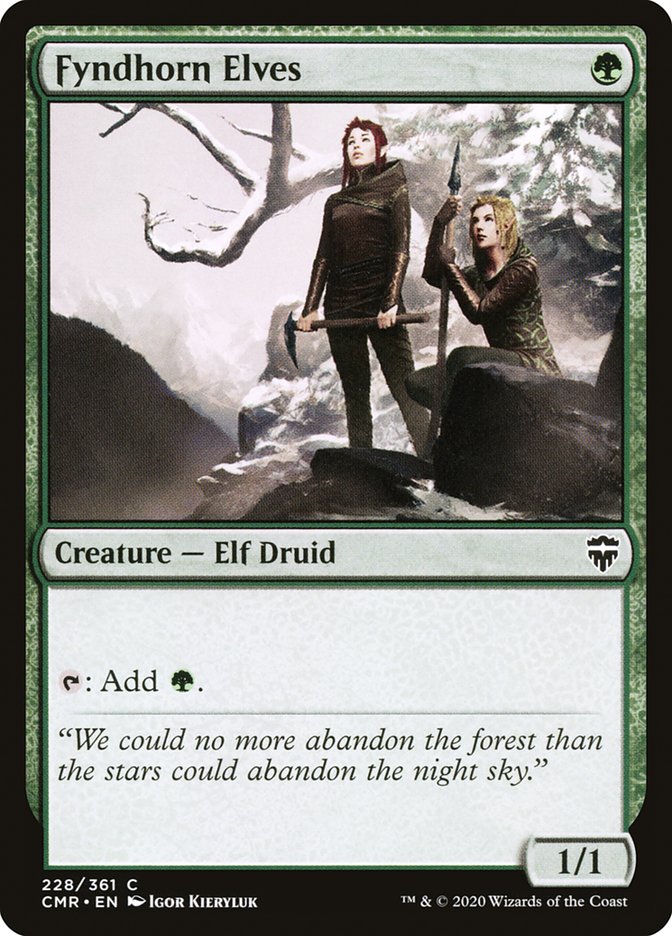 Fyndhorn Elves [Commander Legends] | Odin's Place