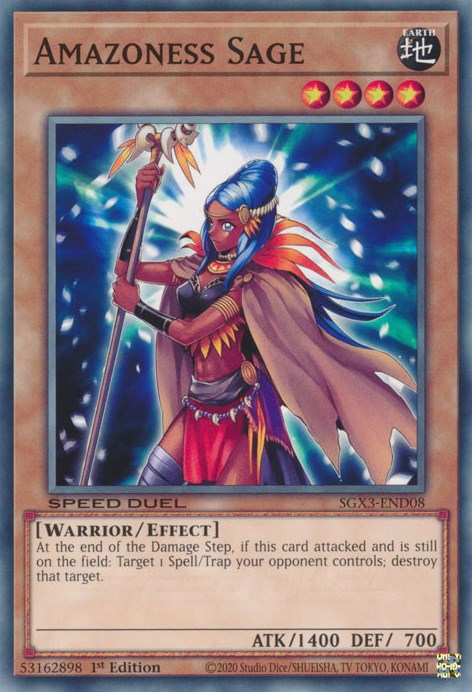 Amazoness Sage [SGX3-END08] Common | Odin's Place