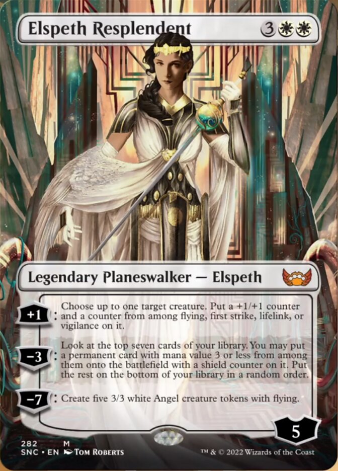 Elspeth Resplendent (Borderless) [Streets of New Capenna] | Odin's Place