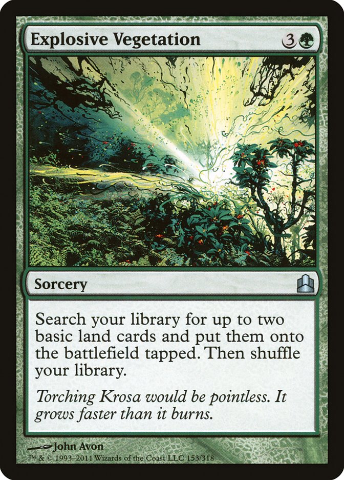 Explosive Vegetation (153) [Commander 2011] | Odin's Place