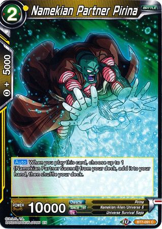 Namekian Partner Pirina (BT7-091) [Assault of the Saiyans] | Odin's Place