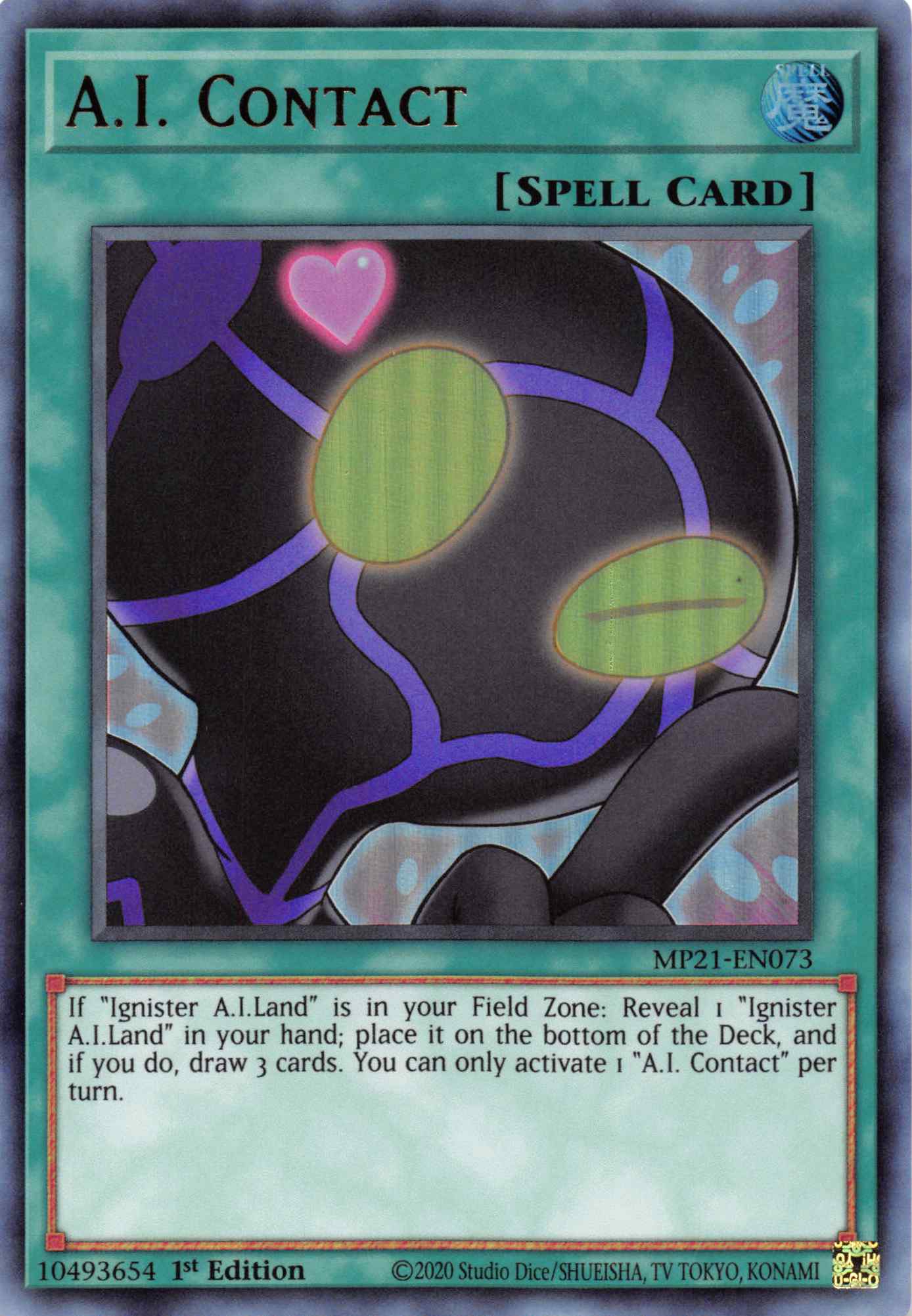 A.I. Contact [MP21-EN073] Ultra Rare | Odin's Place