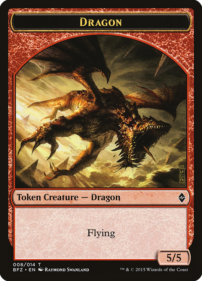 Dragon Token (8) [Battle for Zendikar Tokens] | Odin's Place