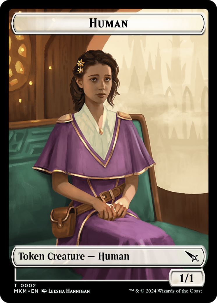 Thopter (0020) // Human Double-Sided Token [Murders at Karlov Manor Tokens] | Odin's Place