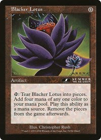 Blacker Lotus (70) (Oversized) [Oversize Cards] | Odin's Place