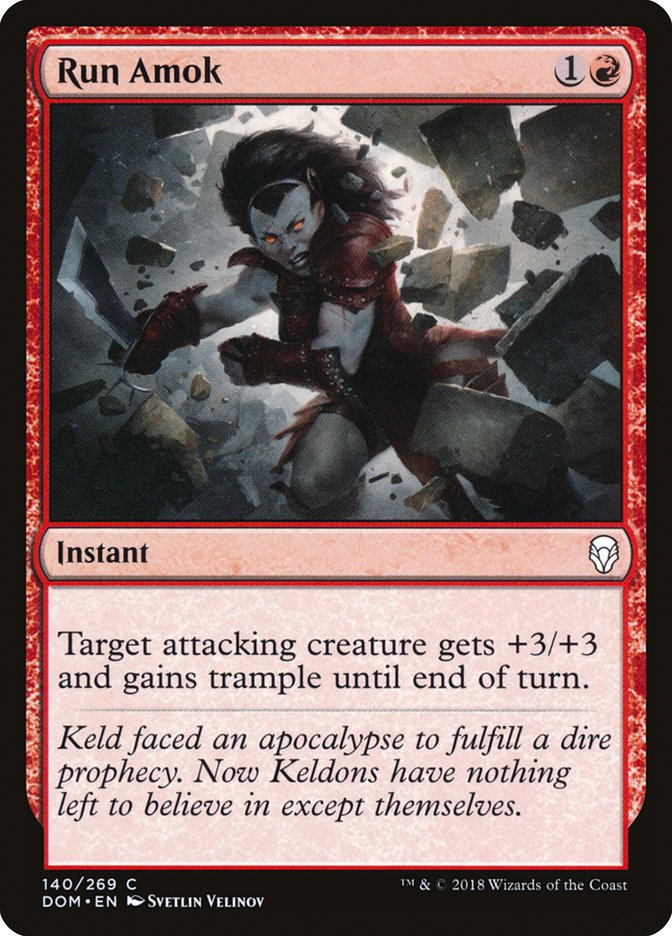 Run Amok (140) [Dominaria] | Odin's Place