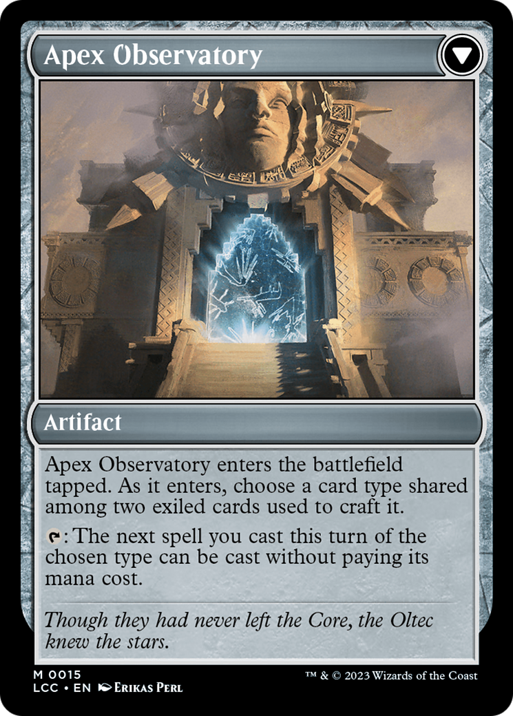 Eye of Ojer Taq // Apex Observatory [The Lost Caverns of Ixalan Commander] | Odin's Place