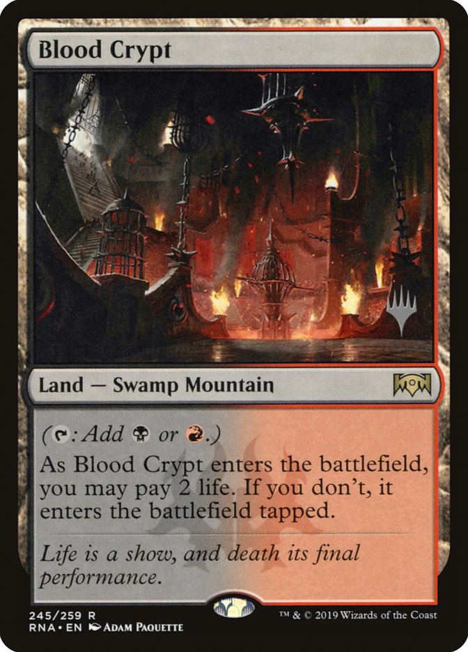 Blood Crypt (Promo Pack) [Ravnica Allegiance Promos] | Odin's Place