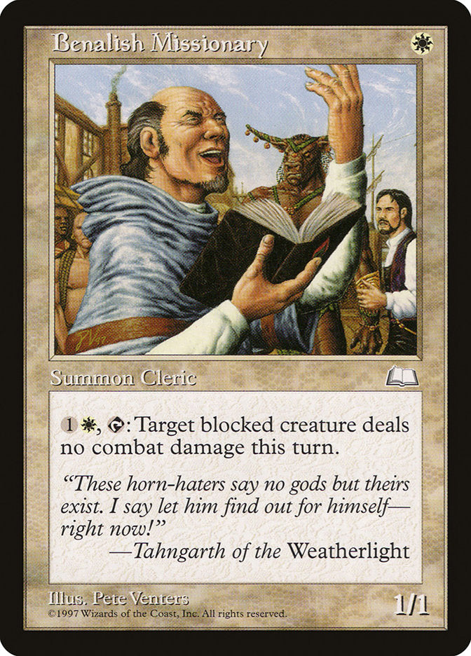 Benalish Missionary (10) [Weatherlight] | Odin's Place