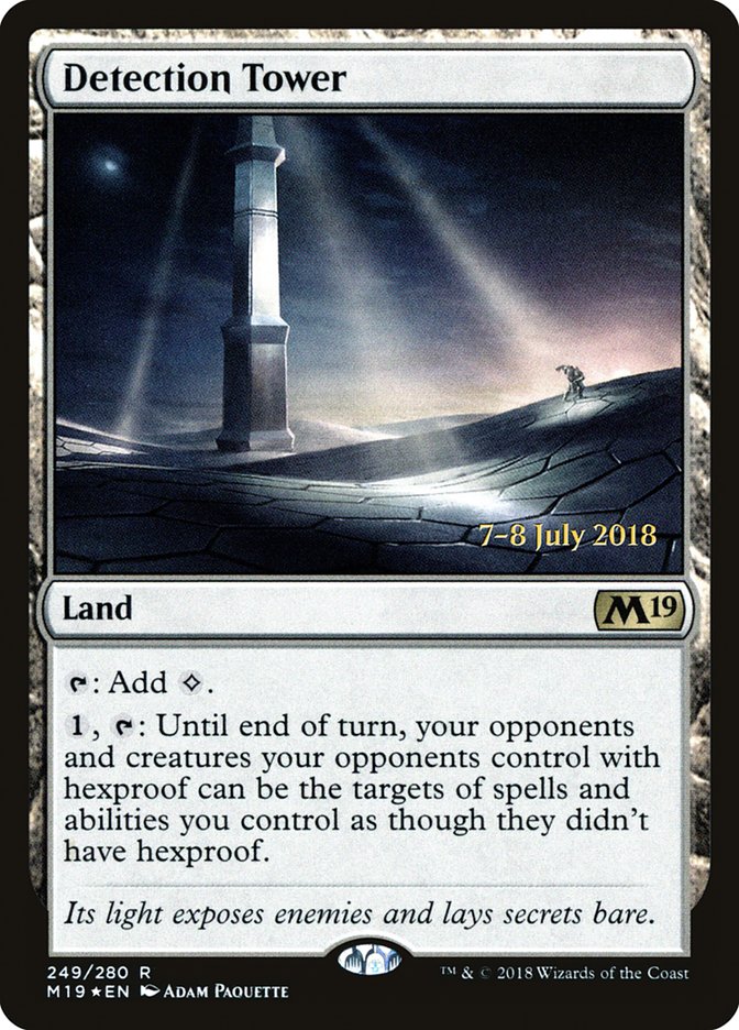 Detection Tower (249) [Core Set 2019 Prerelease Promos] | Odin's Place