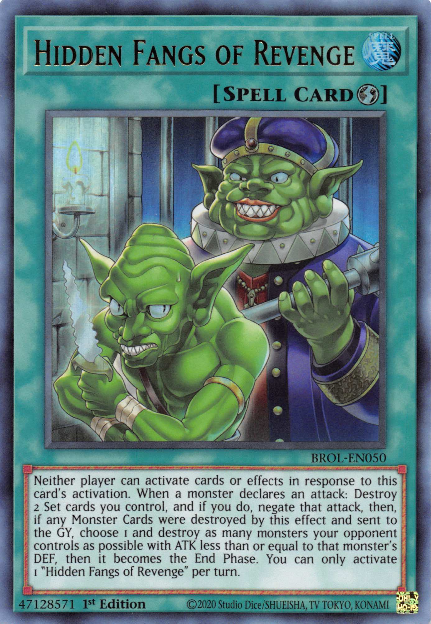 Hidden Fangs of Revenge [BROL-EN050] Ultra Rare | Odin's Place