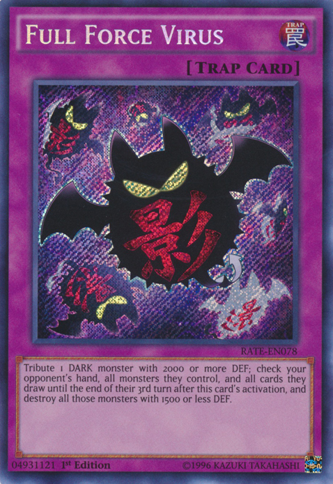 Full Force Virus [RATE-EN078] Secret Rare | Odin's Place