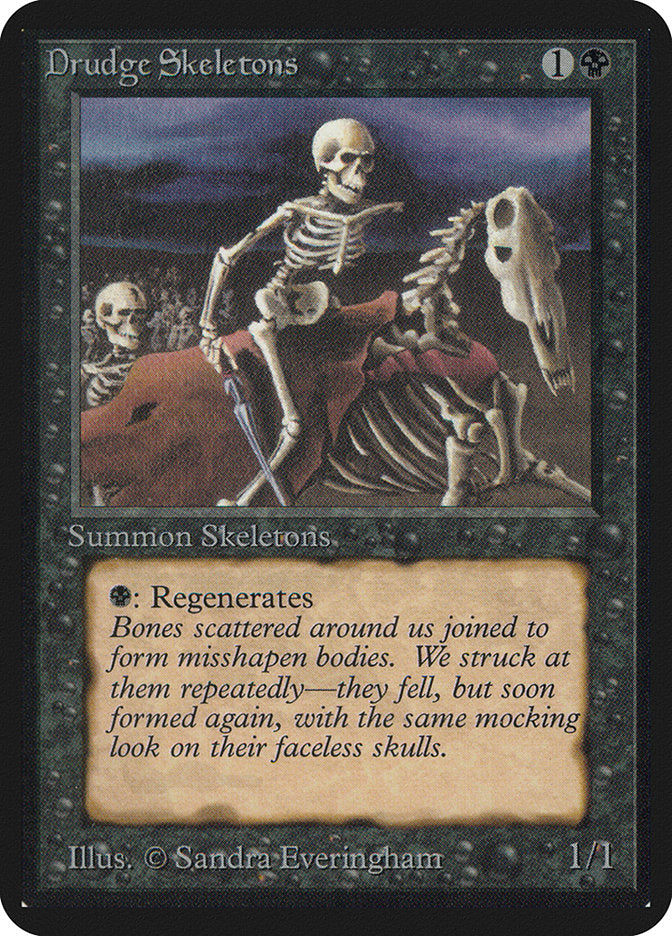 Drudge Skeletons (106) [Alpha Edition] | Odin's Place